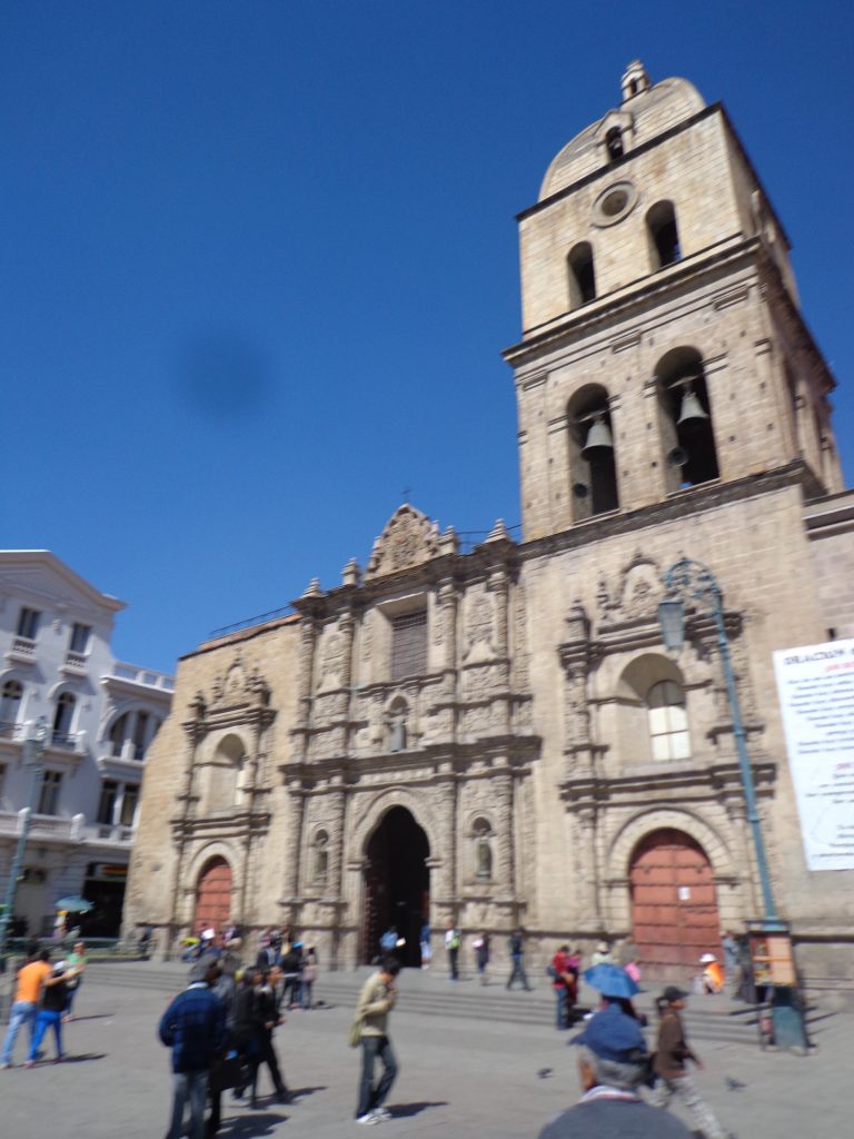 Die Kirche San Francisco in La Paz.